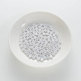 BD00111-01-silver-letter-white-opaque-coin-alphabet-beads-mix-4×7mm